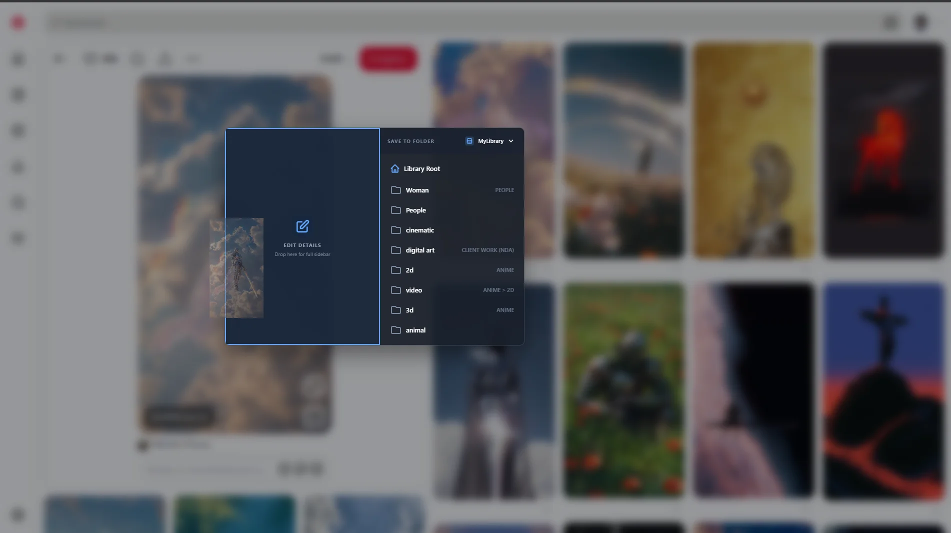 Selecting part of a page to capture